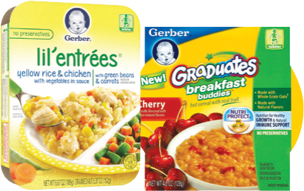 Gerber Breakfast Buddies and Lil Entrees