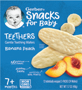 Gerber Teethers Fruit Flavors
