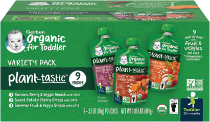 Gerber Planttastic Variety Pack