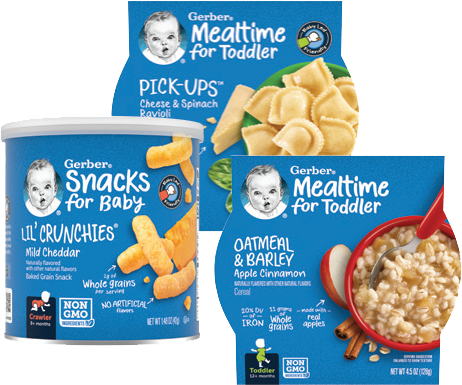Gerber Snacks & Entrees