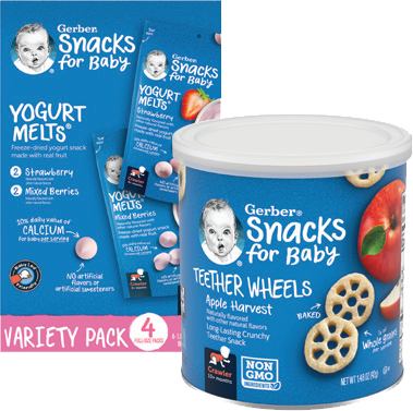 Gerber Fruit Teethers & Melts