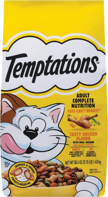 Temptations Dry Cat