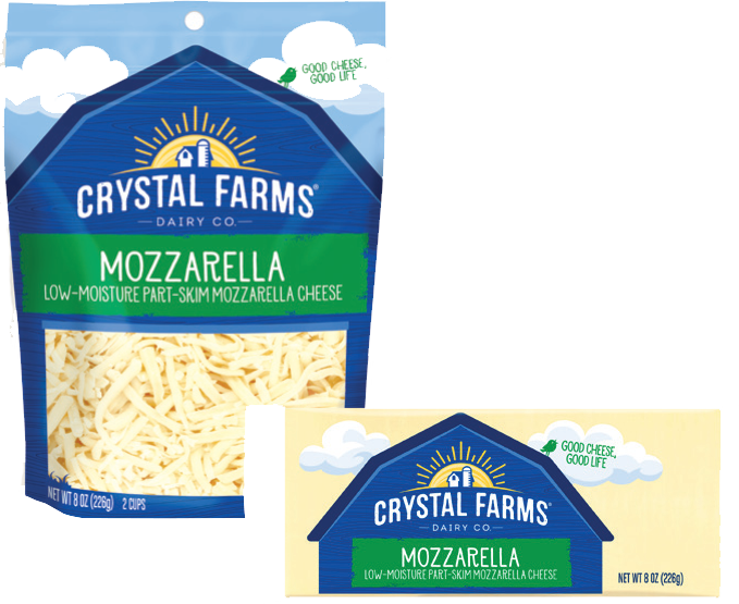 Crystal Farms Chunk or Shredded Cheese