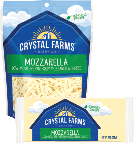 Crystal Farms Chunk or Shredded Cheese
