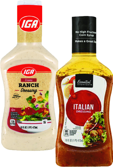 Essential Everyday® or IGA® dressing
